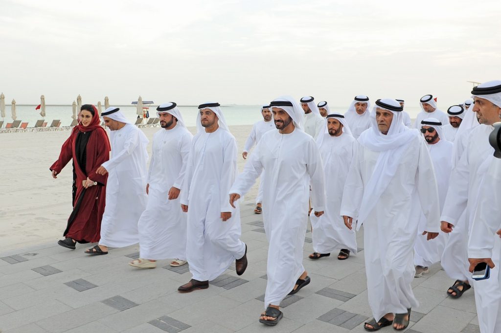 The opening of Al Hudayriat Island