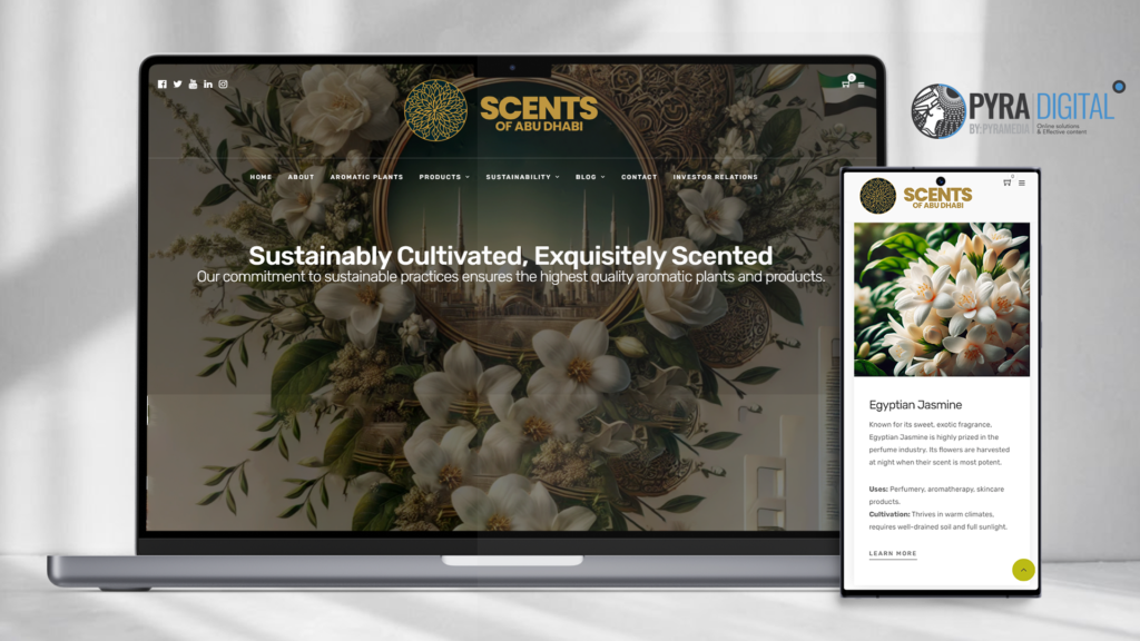 Scents of Abu Dhabi Website